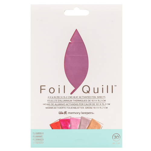 Foil quill flamingo