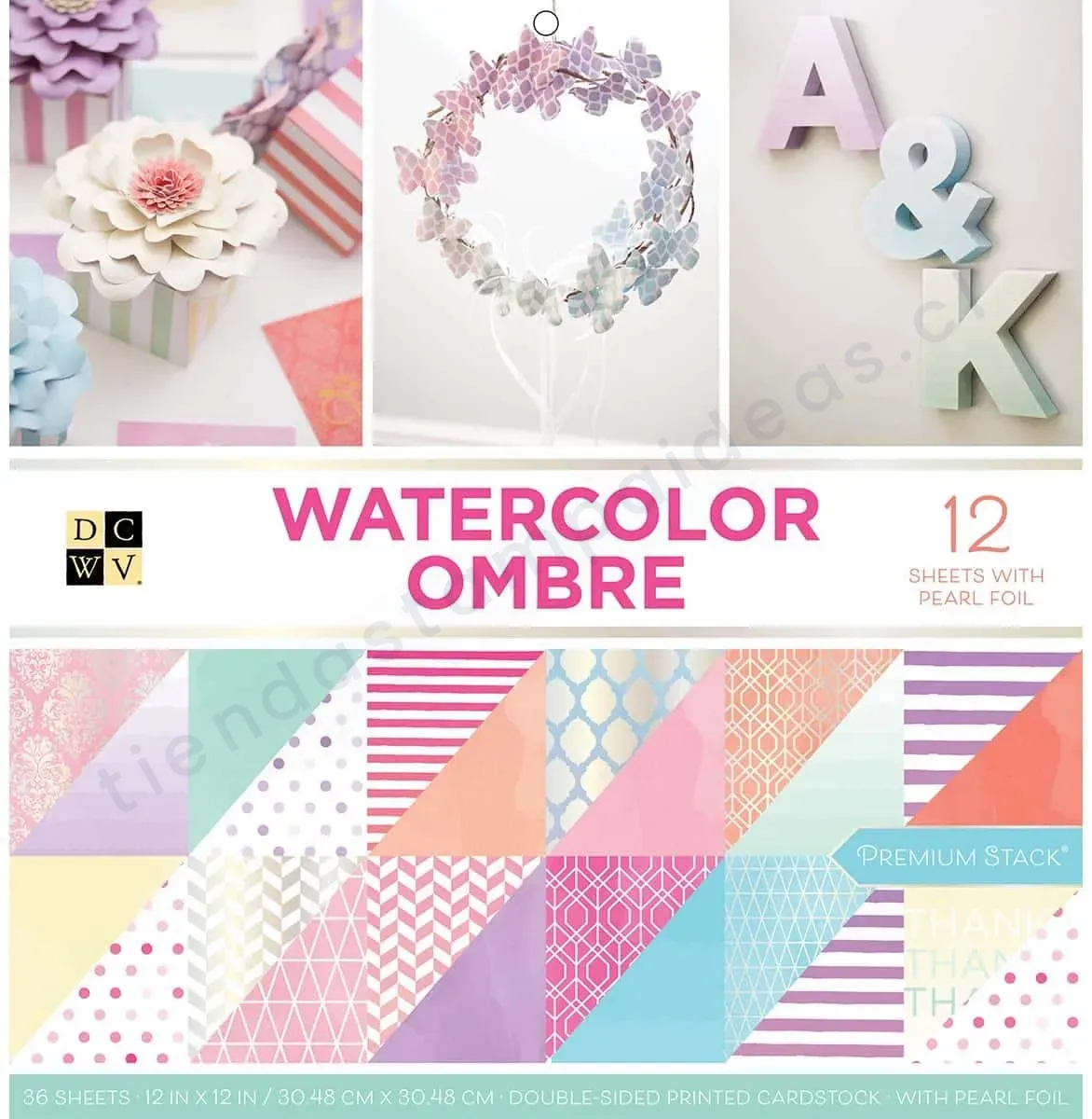 Álbum scrapbook watercolor ombre