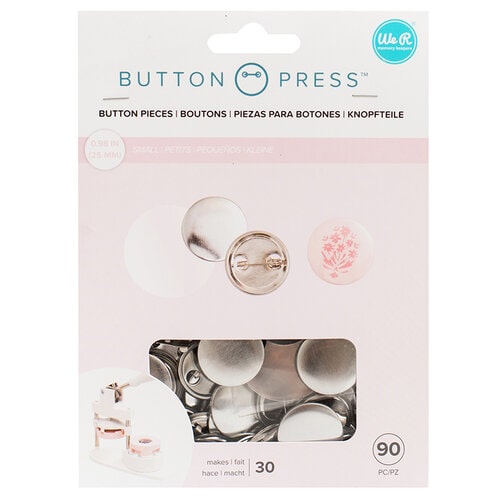 Chapitas button press 25 mm we r memory keepers