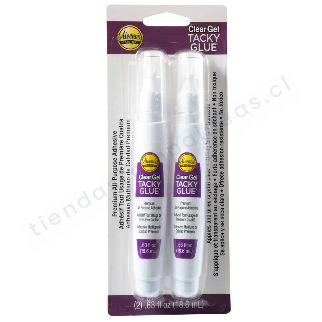 Tacky glue trasparente 2 Lápices 18,6 ml