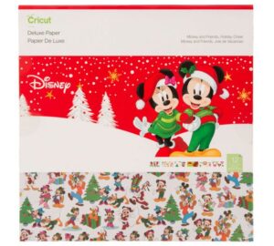 Álbum scrapbook Micky Mouse navidad Cricut