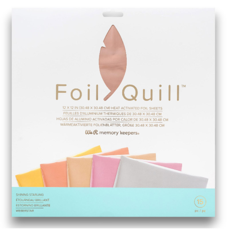 Foil quill starling - 30,5 x 30,5 cm