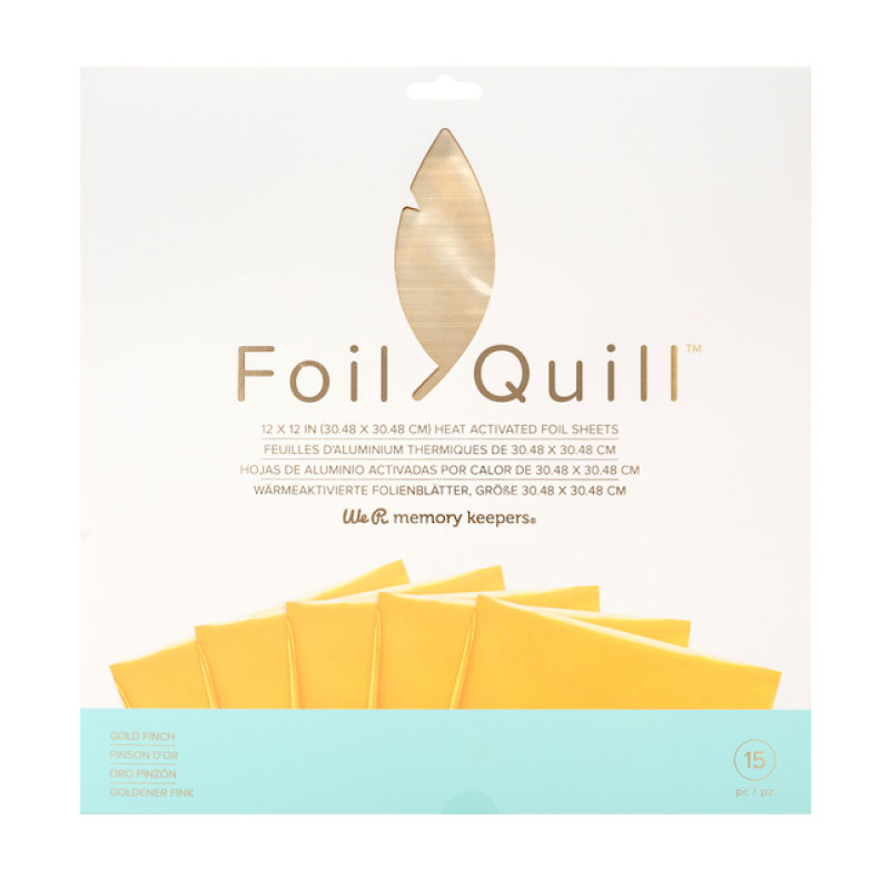Foil quill dorado Láminas