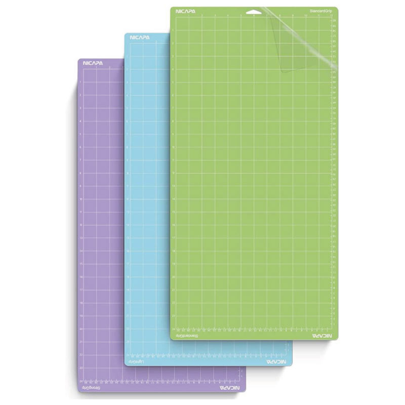 Kit 3 tapetes nicapa 30 x 60 cm - Cricut Maker, Explore air