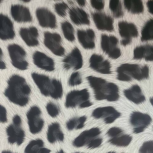 Vinilo textil leopardo gris