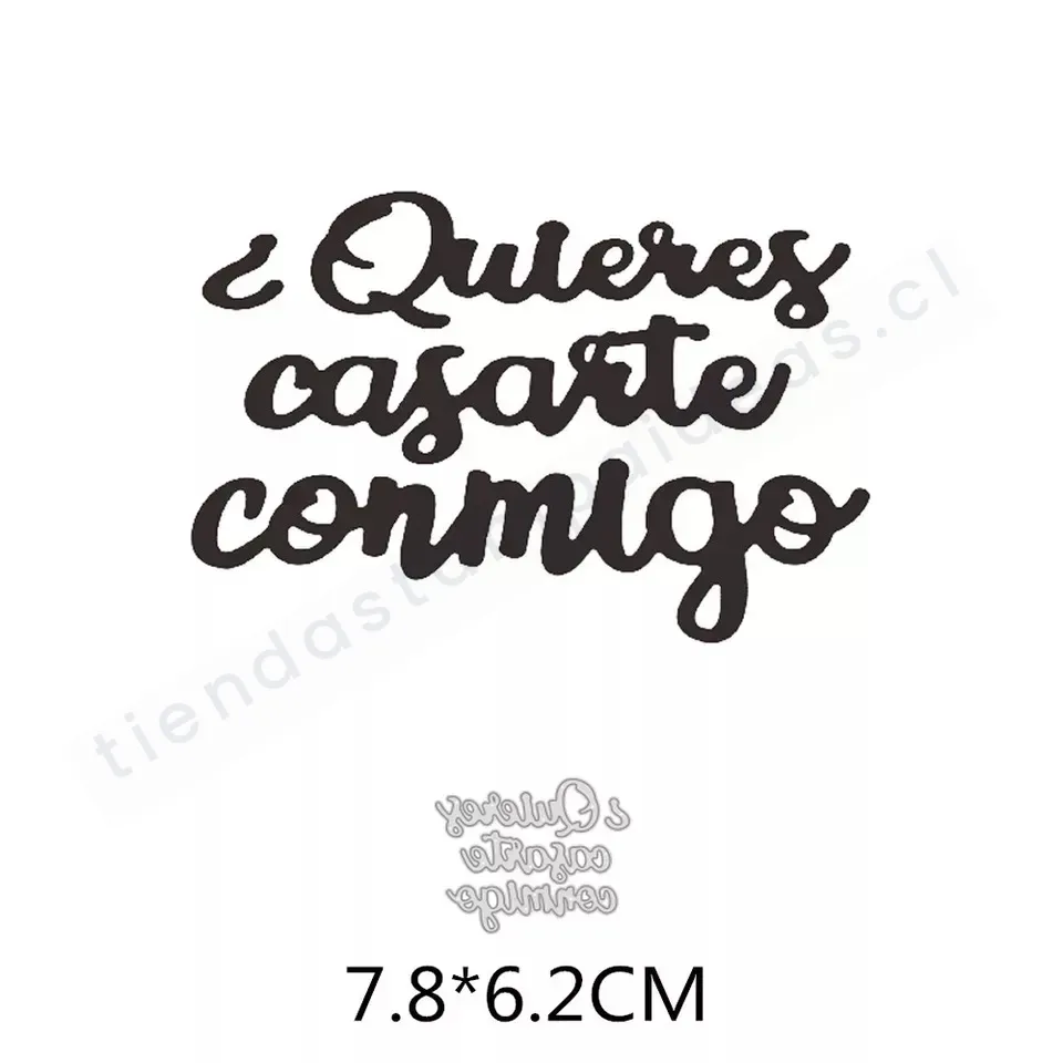 Troquel Cásate conmigo