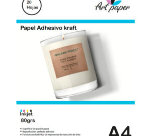Papel adhesivo kraft A4 Art Paper