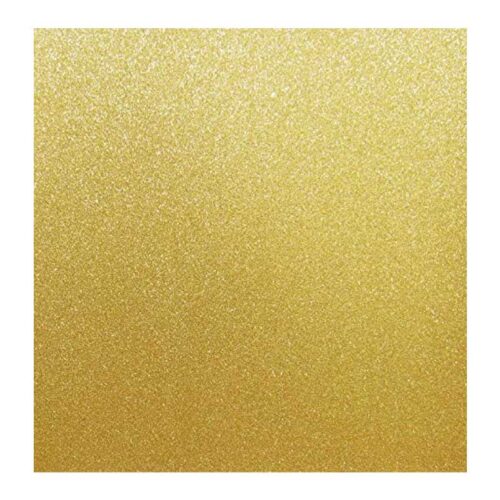 Cartulina glitter dorada - 30,5 x 30,5 cm - American Crafts