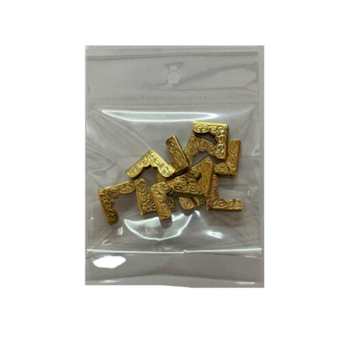 Esquineros metálicos dorados 15 mm - Tiendastampaideas