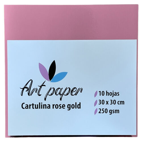 Cartulina rose gold espejo Art-Paper - Tiendastampaideas