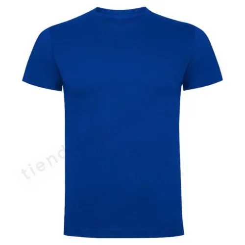 Polera algodon manga Corta Azul- Frontal - Tienda Stampaideas Imprimeideas
