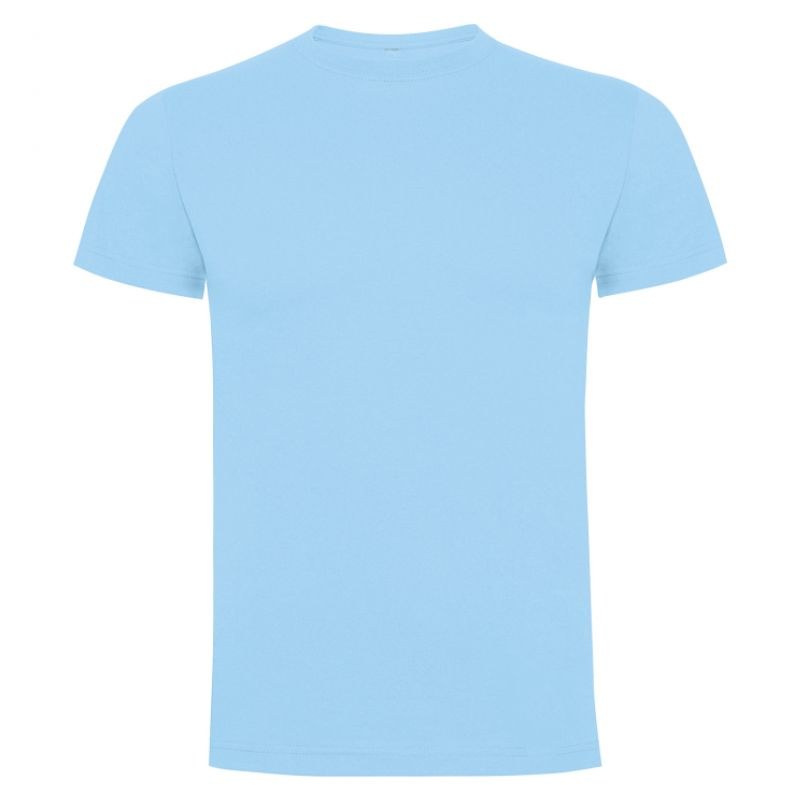 Polera algodón manga Corta Celeste- Frontal - Tienda Stampaideas Imprimeideas