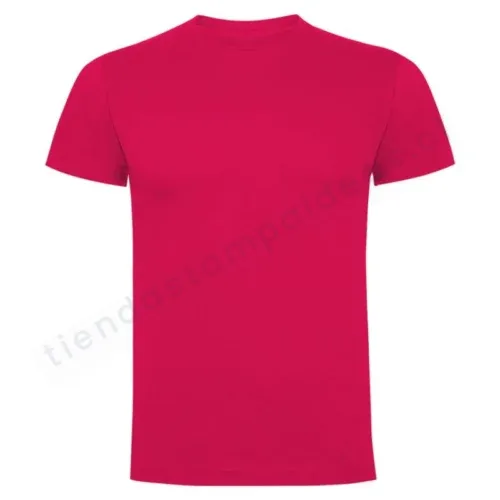 Polera algodon manga Corta Fucsia- Frontal - Tienda Stampaideas Imprimeideas
