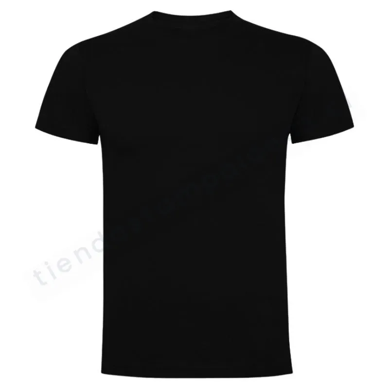 Polera algodón manga Corta Negra- Trasera - Tienda Stampaideas Imprimeideas