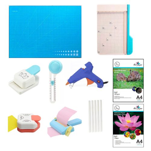 Kit manualidades deluxe celeste - Tiendastampaideas