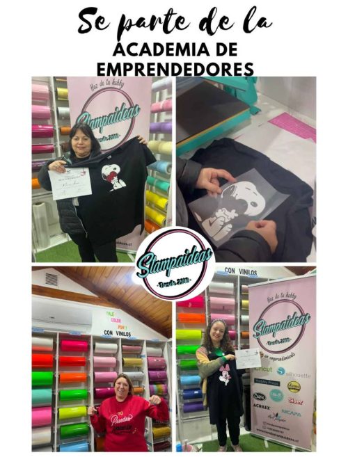 Academia de emprendedores - Curso estampado - Tienda Stampaideas