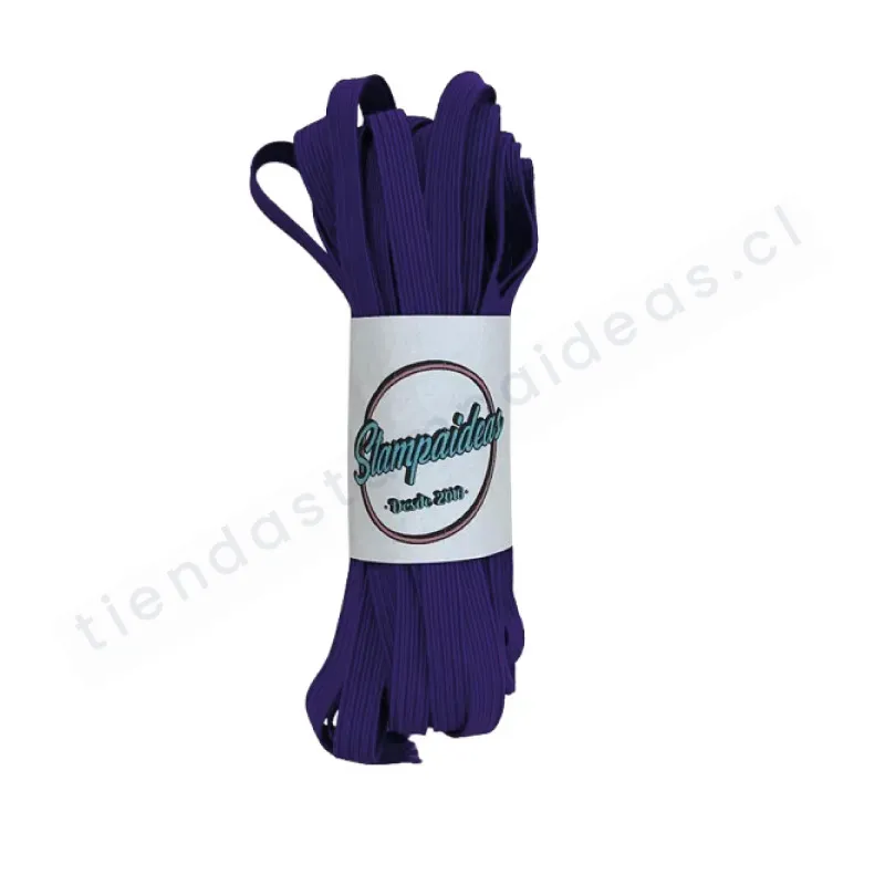Elástico plano morado – 5 mm x 5 mts