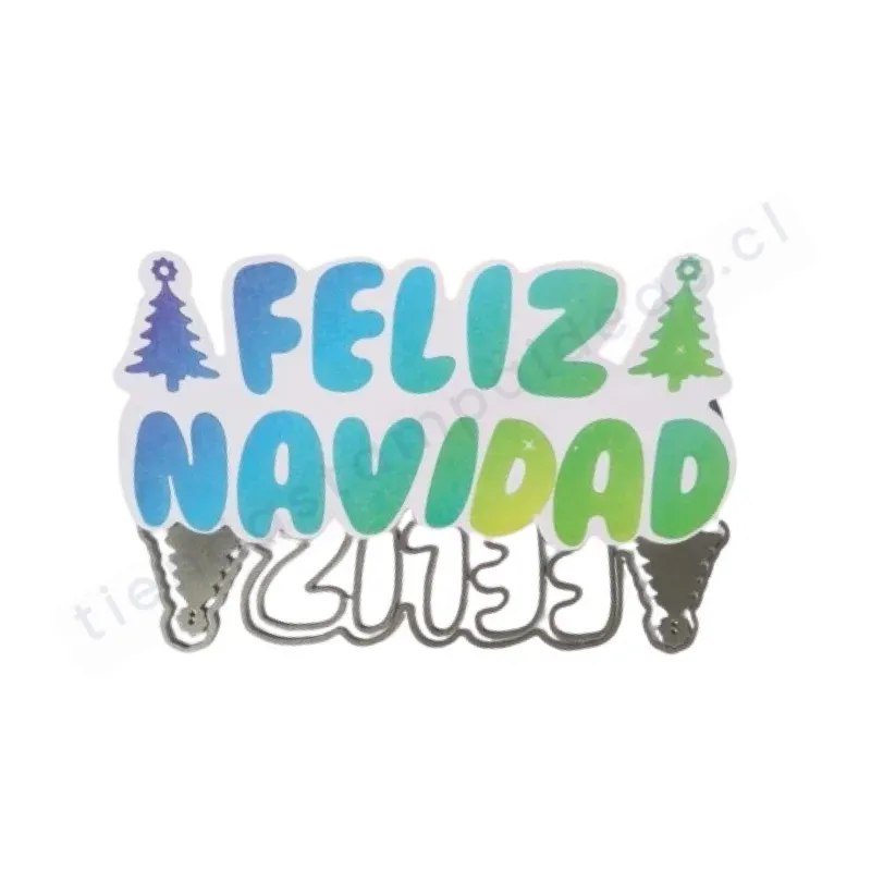 Troquel Feliz Navidad