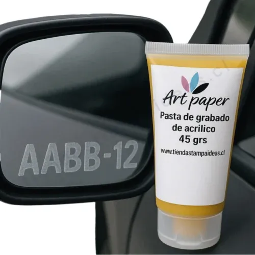 Pasta de grabado de espejo acrilico 45 g - Tienda Stampaideas