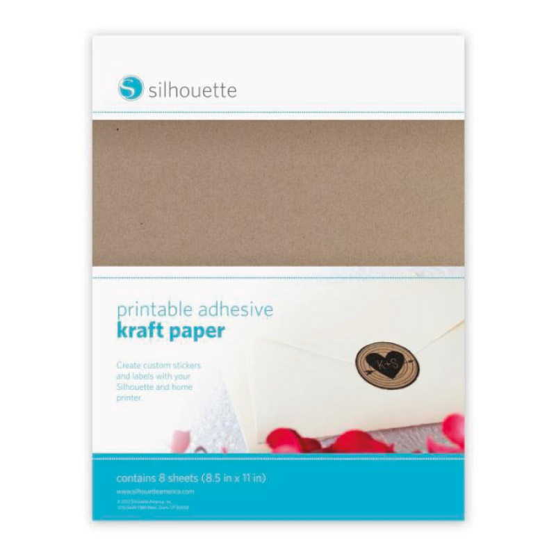 Papel adhesivo kraft Silhouette