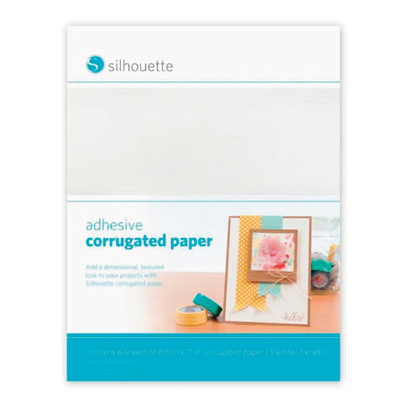 Papel adhesivo Corrugado Kraft Silhouette