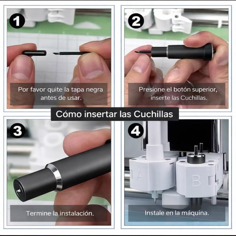 Pack Cuchilla Corte fino para Cricut Maker Explore - Imagen 2