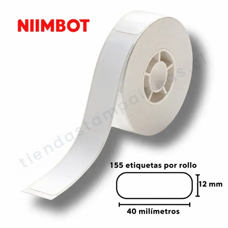 Rollo de etiquetas niimbot 40 x 30 mm - Tienda Stampaideas Imprimeideas