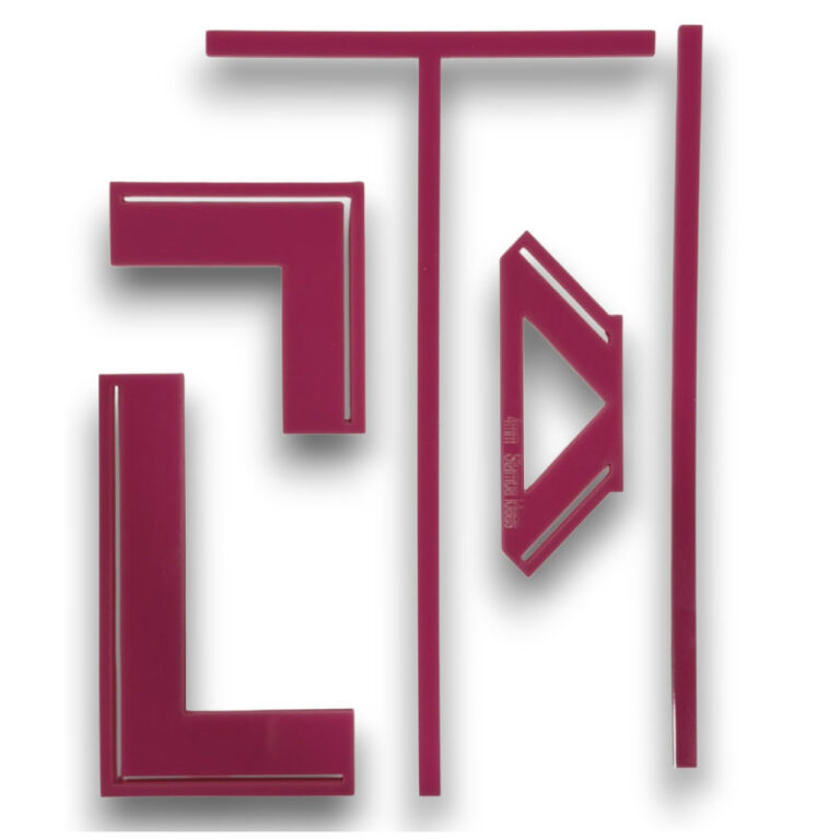 Kit reglas para encuadernación - 5 unidades - Tienda Stampaideas