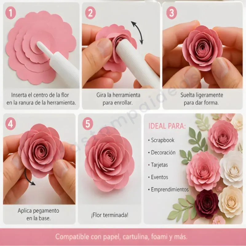 Herramienta Enrolladora de Flores - Imagen 3