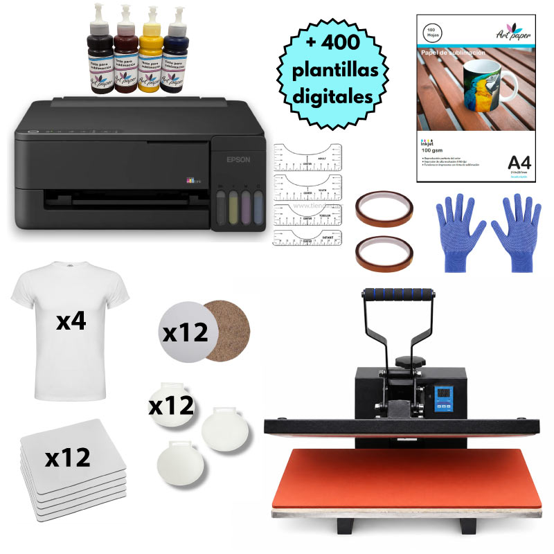 Kit de sublimación estampadora 40 x 60 l1350 - Tienda Stampaideas Imprimeideas