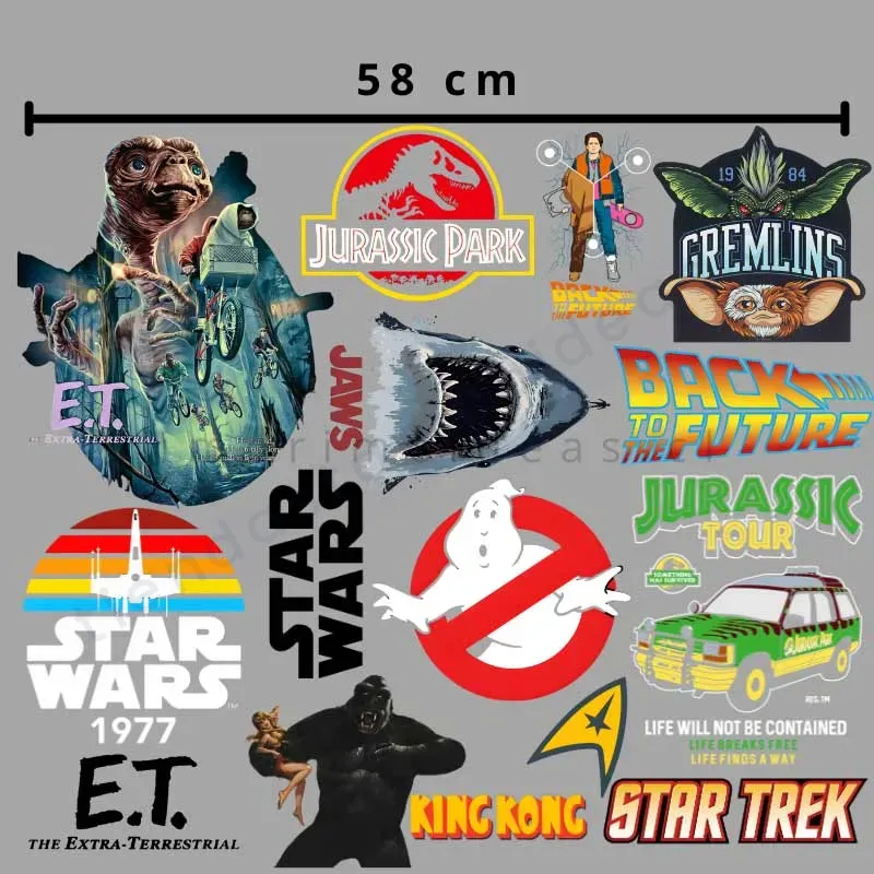 Lienzo DTF Textil Películas Retro – 58 cm
