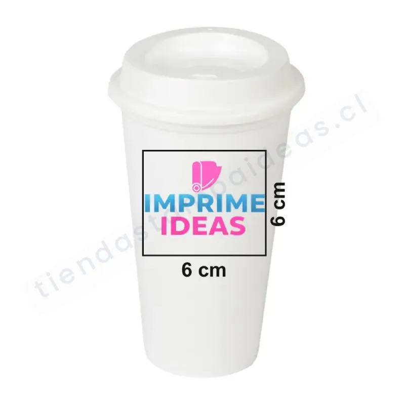 Pack Vaso personalizado Logo 6 x 6 cm