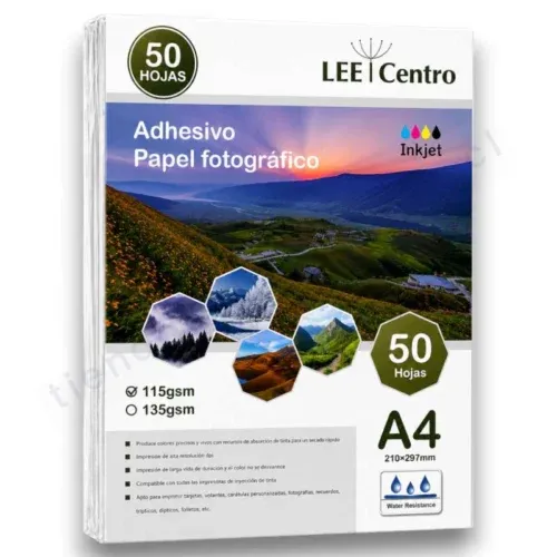 Papel fotográfico adhesivo 115 gramos - Tienda Stampaideas Imprimeideas