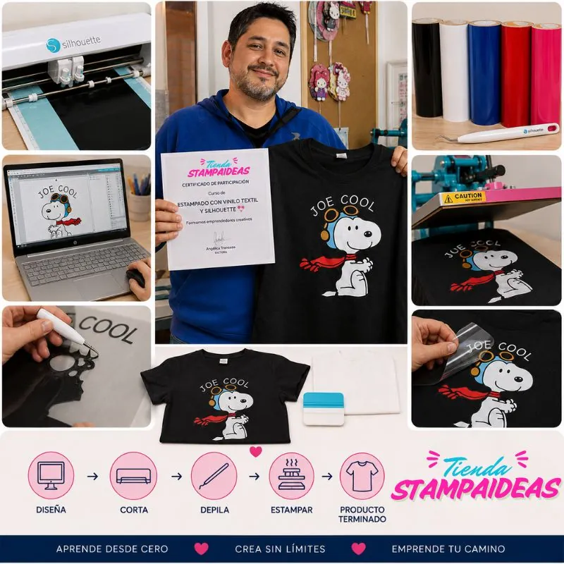 Curso de Cameo Curso de silhouette - Tienda Stampaideas Imprimeideas