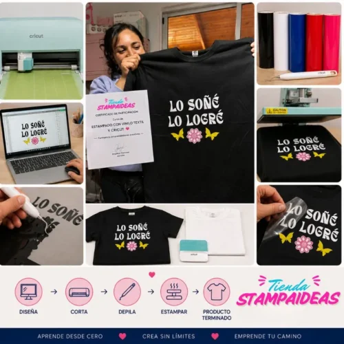 Curso de cricut Curso de estampado con Cricut - Tienda Stampaideas Imprimeideas