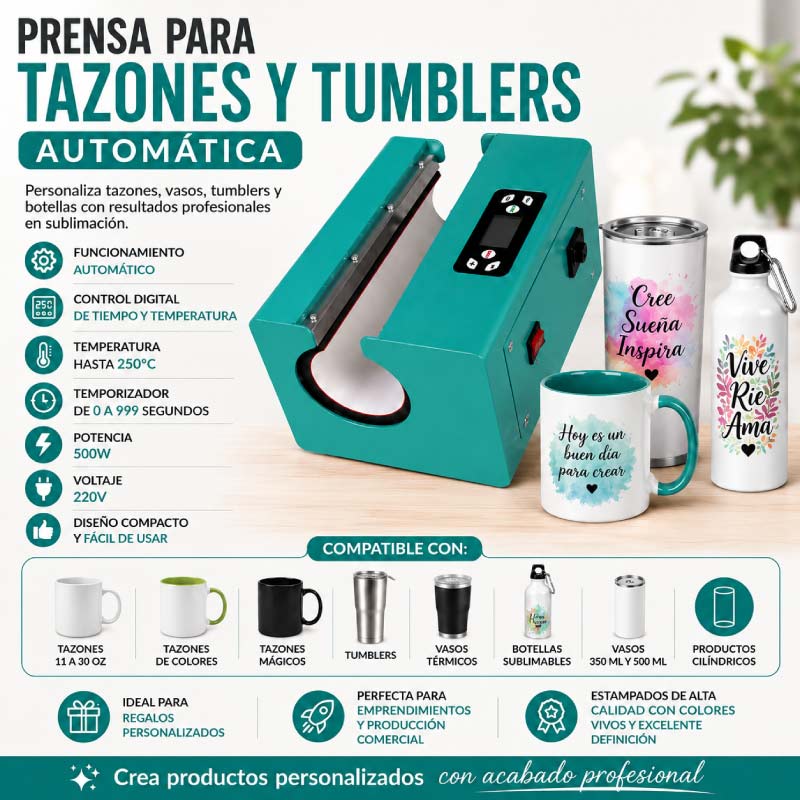 Estampadora automática Verde - Tienda Stampaideas Imprimeideas
