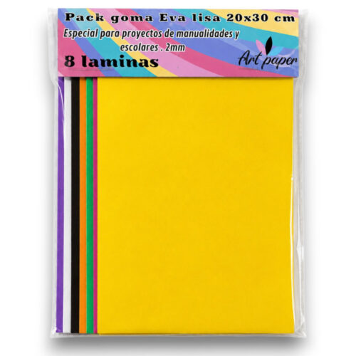 Pack Goma Eva Lisa mm - Tienda Stampaideas Imprimeideas