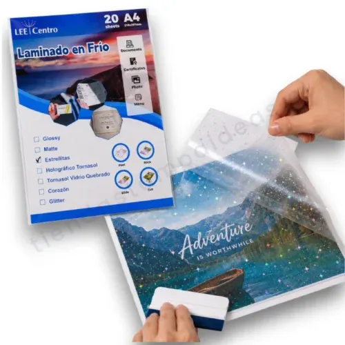 Laminado en frío A4 Estrellas - Tienda Stampaideas Imprimeideas