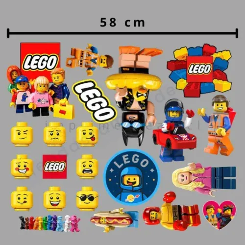 Lienzo DTF Textil Lego - Tienda Stampaideas Imprimeideas