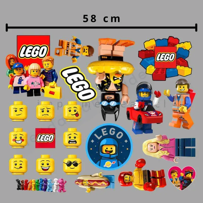Lienzo DTF Textil Lego - Tienda Stampaideas Imprimeideas