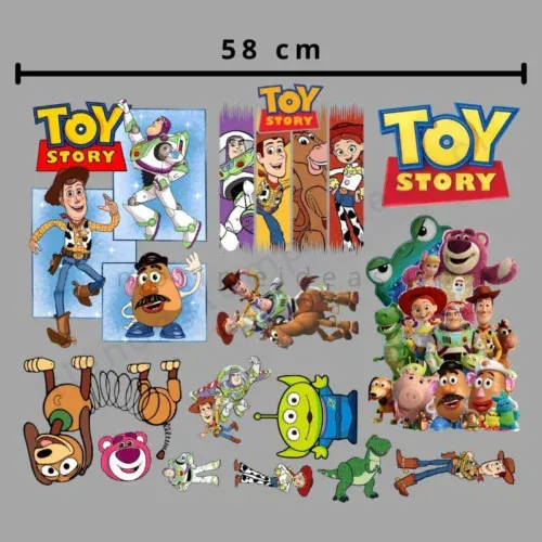 Lienzo DTF Textil Toy Story – 58 cm - Imprimeideas