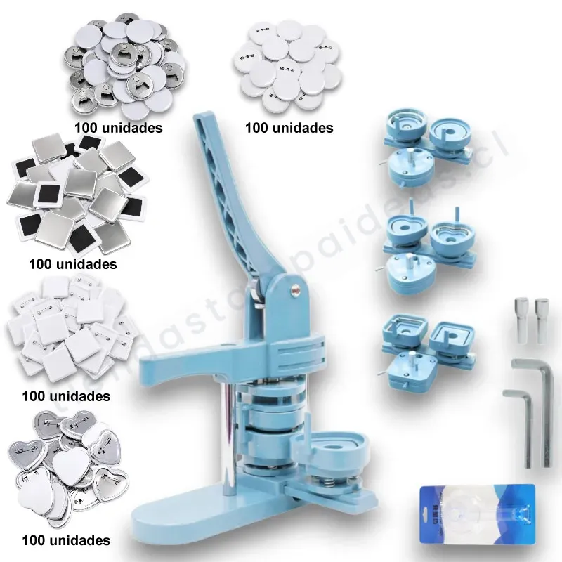 Máquina de chapitas 3 en 1 – Kit de inicio - Imagen 2