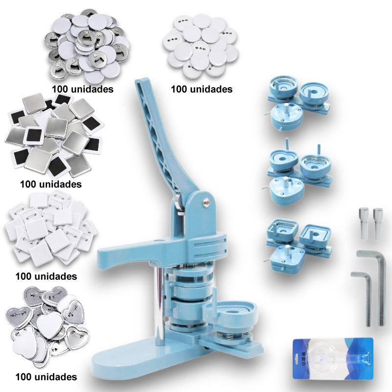 Máquina de chapitas 3 en 1 – Kit de inicio - Imagen 2