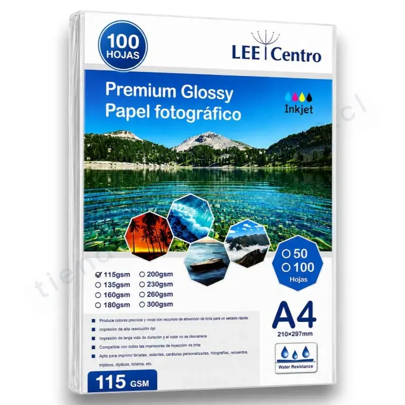 Papel Fotográfico A4 115 gsm 100 hojas - Tienda Stampaideas Imprimeideas