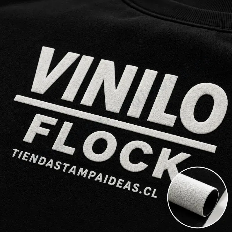 Vinilo Flock blanco - Tienda Stampaideas Imprimeideas