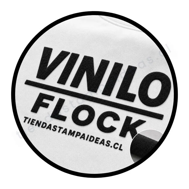 Vinilo Textil Flock Gamuzado Negro 1 mt x 25 cm - Tienda Stampaideas Imprimeideas