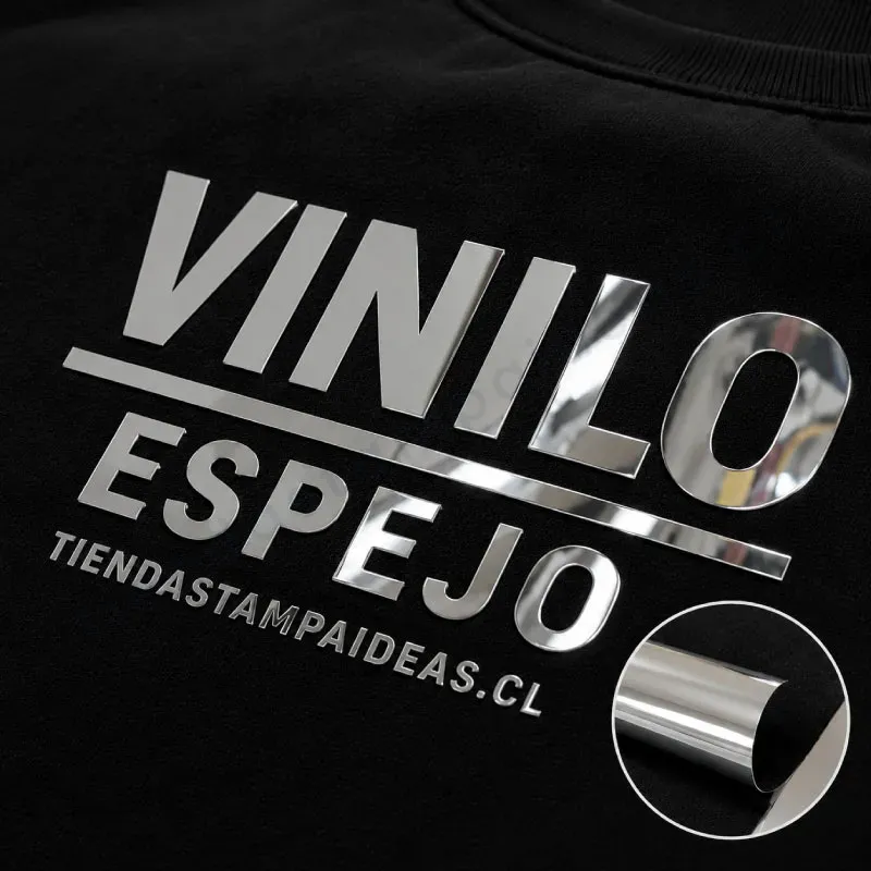 Vinilo textil espejo PU Plateado - Tienda Stampaideas Imprimeideas
