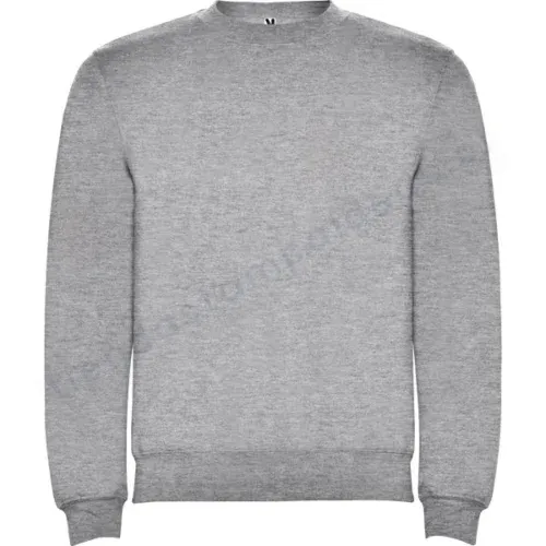 Poleron Crew Neck Sin Gorro Gris - Tienda Stampaideas Imprimeideas
