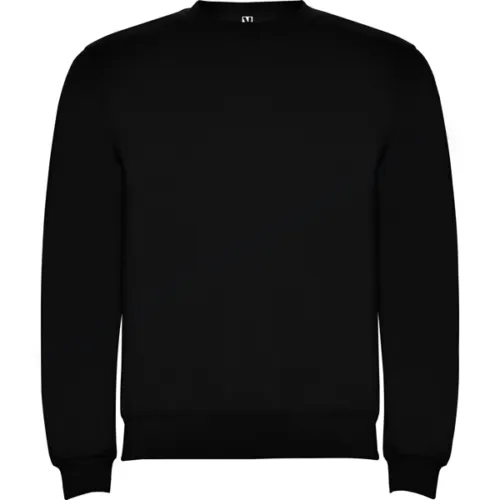 Poleron Crew Neck Sin Gorro Negro - Tienda Stampaideas Imprimeideas