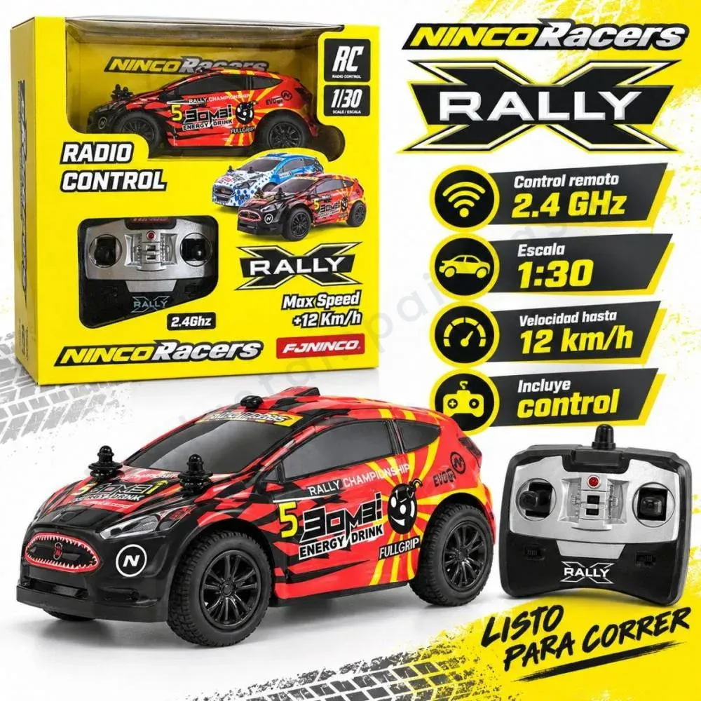 Auto Radio control 1 30 rally Rojo - Tienda Stampaideas Imprimeideas